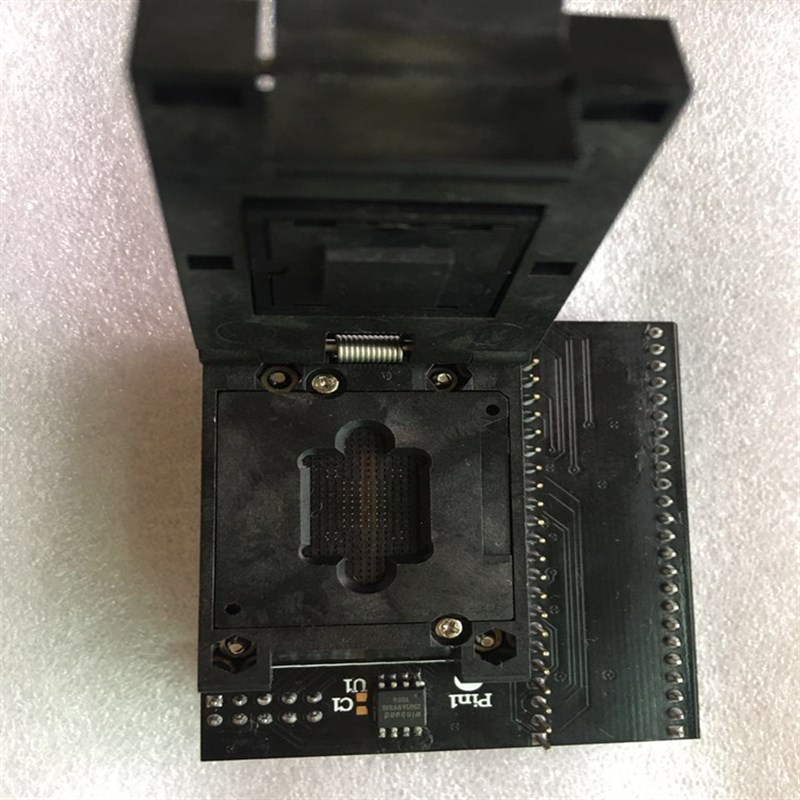 极速RT809H座RT-BGA63-w01_V2.0大切诺基NW267 翻盖适配器座烧录