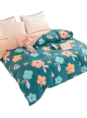 极速定做订制全棉加厚磨o毛被套单件纯棉被罩儿童卡通150215cm