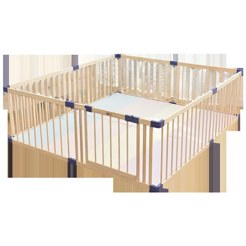 新品Jollybaby实木儿童y游戏围栏 宝宝学步防护栏 带门安全栅栏