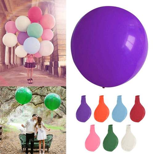 极速1Pc Colorful Blow Up 36 Inches Balloon Ball HeliXum Infl