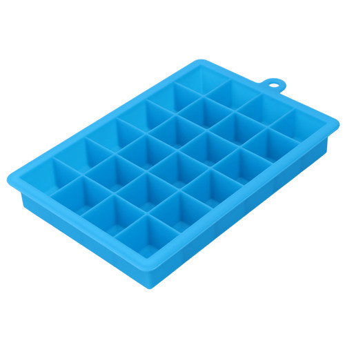 新品24 Grid Ice Cube Mold Silicone Ice CuLbe Tray Square Ice