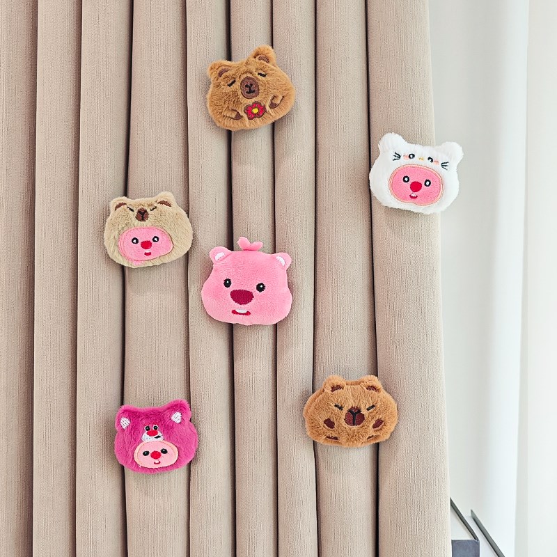 极速窗帘装饰点缀别针款配件小饰品diyK彩色可爱卡通点缀饰品白纱