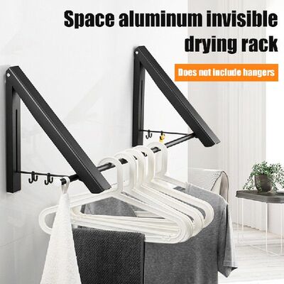 极速Newly Folding Clotrhes Hanger Foldable Multifunction Wal