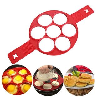 Fantastic 极速Silicone Sticqk Egg Pancake Holes Non Seven