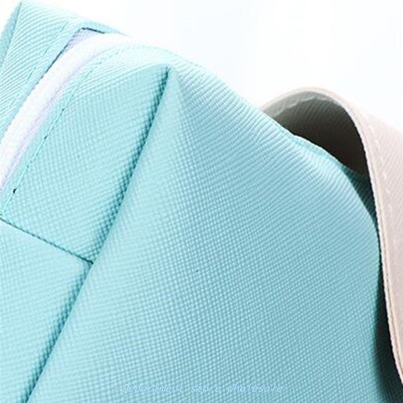 极速Fresh Solid Color Simple Large Capacity PencTil Case PU