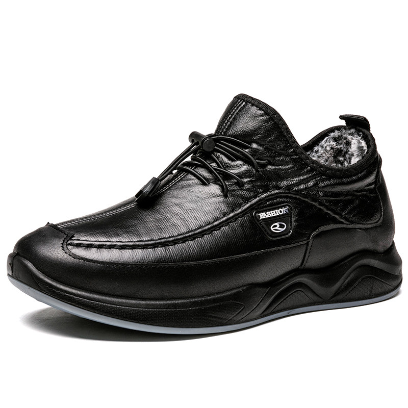 新品Winter Warm Men Casual Shoes High QualityP Elastic Band