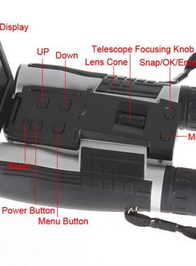 极速HD 1080p Binoculars Digital camera USB BinocSular Telesc