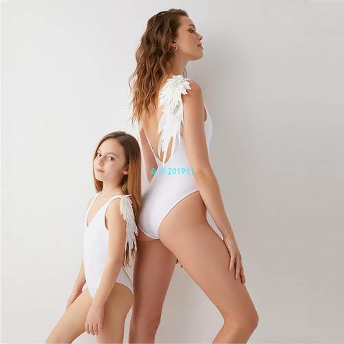 极速Mom Baby Swimwear One Pwiece Swimsuit Bodysuit Parent-ch