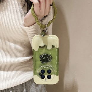 8070卡通女款 10手环荣耀90 30全包nova11防摔软套9 适用华为mate60pro手机壳mate40pro奶油抹茶绿小熊mate50