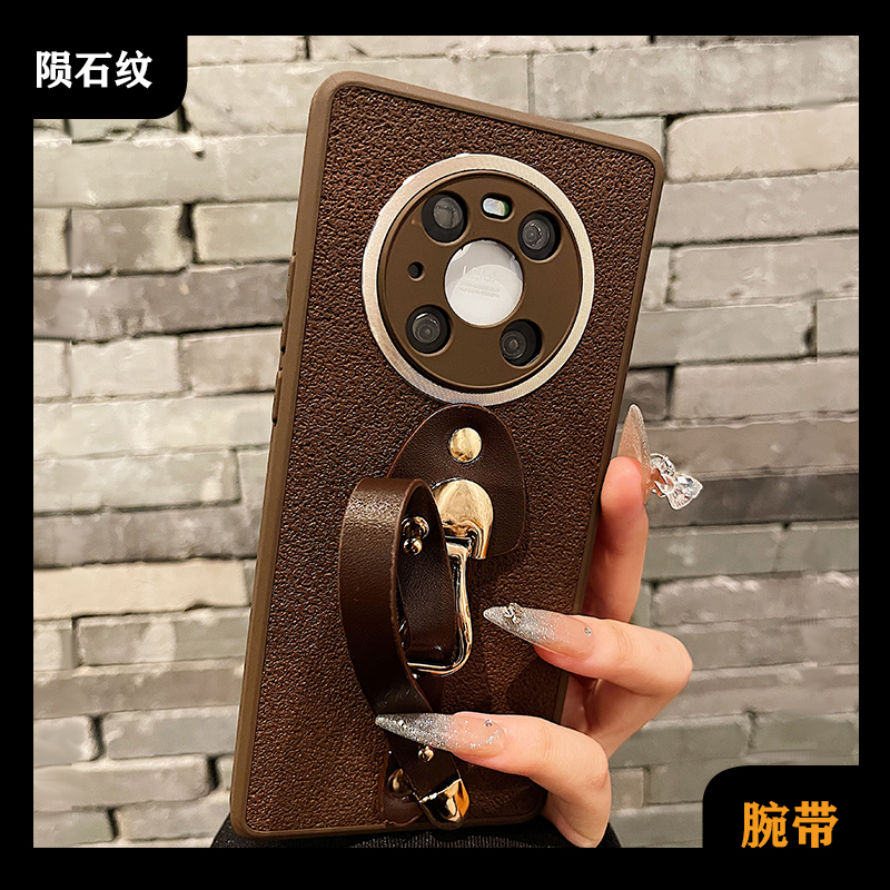 高级感金属腕带手机壳奢华