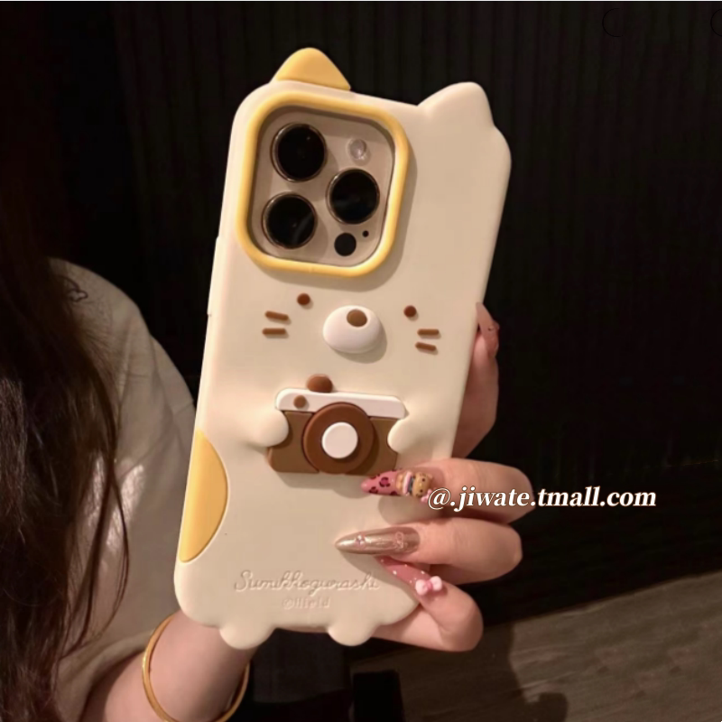 卡通角落生物小猫咪软硅胶手机壳图片