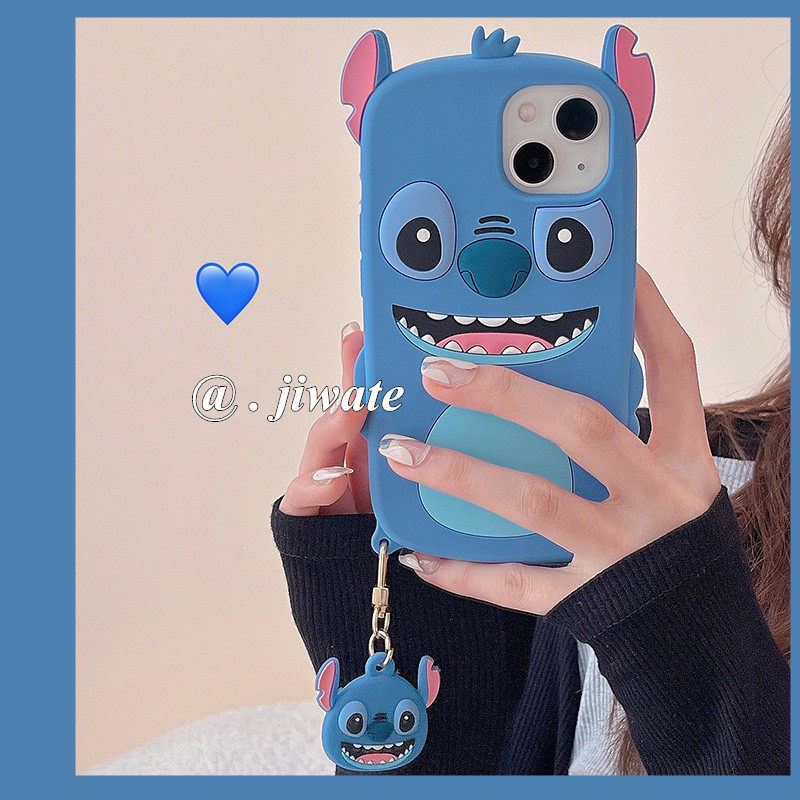 适用荣耀50超萌蓝色小怪兽华为荣耀60手机壳v30pro潮女款play5全包9x8x防摔畅享20pro硅胶软套10s可爱风9plus