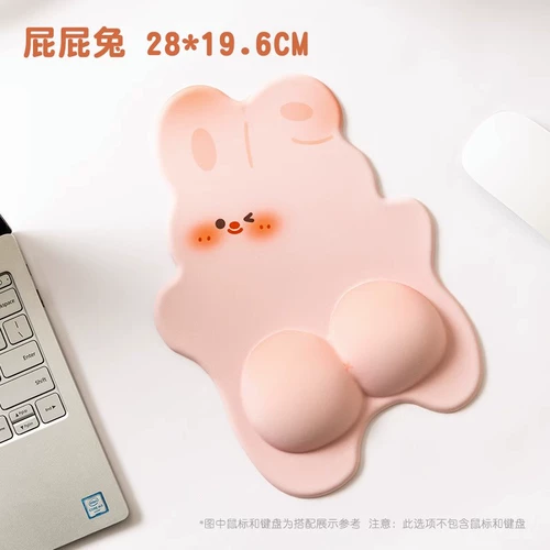 Мышка, крем для рук, мультяшные напульсники, нескользящий комплект для офиса