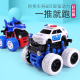 回力惯性四驱越野车宝宝巴士怪兽警车救援队捣蛋小汽车玩具车男孩