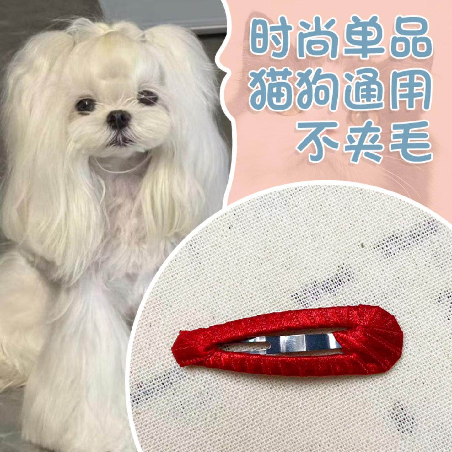 新款创意不锈钢水滴夹可爱宠物发夹bb夹狗狗发夹鼻夹猫狗通用不夹,模玩/动漫/周边/娃圈三坑/桌游,棉花娃娃场景道具娃屋,淘宝优惠券,粉丝福利购,淘宝优惠卷