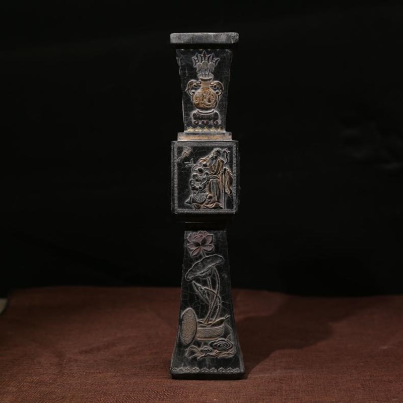 制墨大师项胜利亲制古法五十两油烟收藏徽墨墨条墨锭墨Y块礼品老