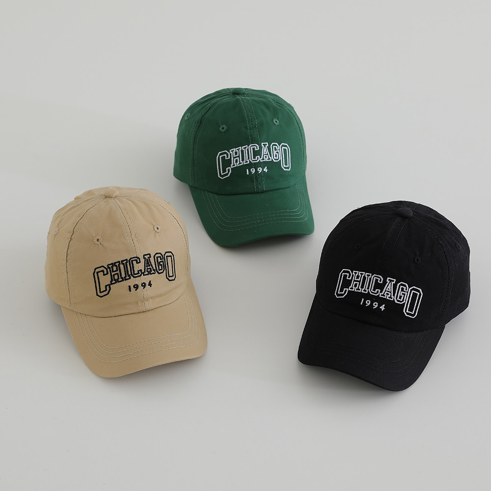 CHICAGO字母刺绣棒球帽男女百搭大头围显脸小鸭舌帽四季,童装/婴儿装/亲子装,帽子,淘宝优惠券,粉丝福利购,淘宝优惠卷
