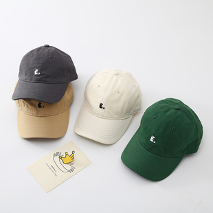 ins儿童帽子韩版刺绣宝宝棒球帽春秋2岁男孩鸭舌帽女童洋气百搭潮