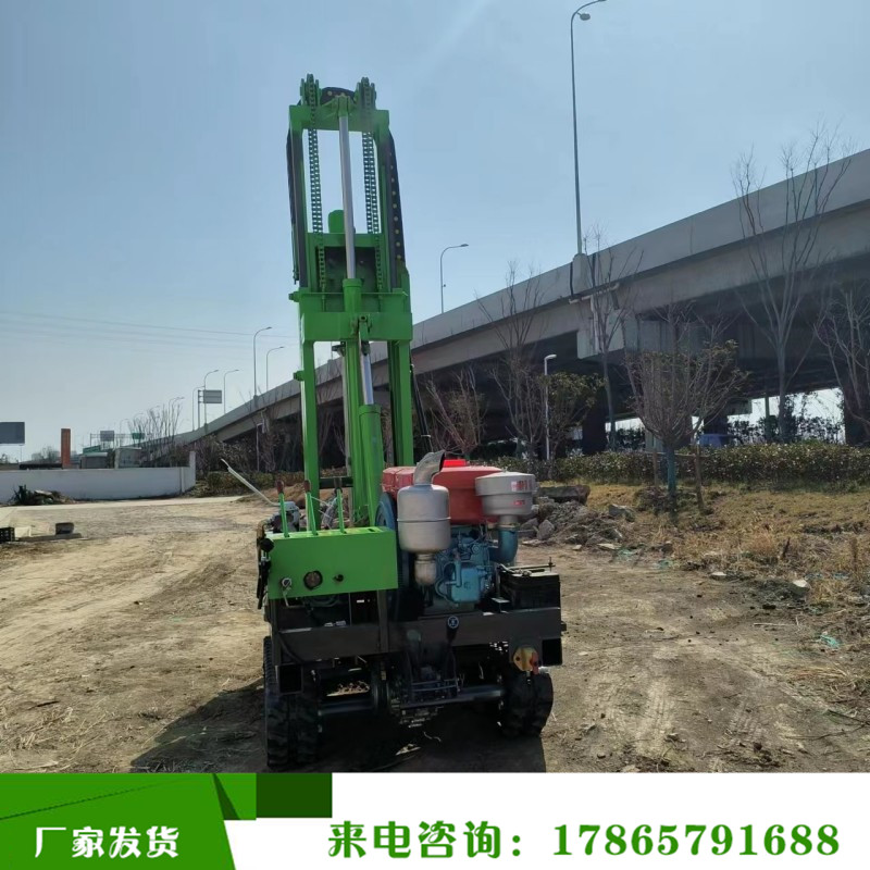小型全液压潜孔钻机地钉螺旋钻机