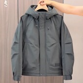 2025冬季 棉衣宽松 外套夹棉夹克保暖连帽防风二棉工装 新款 棉服男款