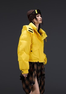 壹缺潮牌多巴胺炸街小个子短款羽绒服外套女冬季新款连帽D52846