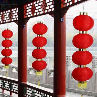 连串拉丝折叠户外防水灯笼二连串三连串四连串五连串广告灯笼