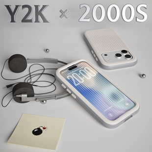 全包式 BOMB 复古未来主义 GENTLE 水果色 纯色简约 Y2K手机壳 可定制 iPhone 苹果 千禧美学 ins风 磁吸壳