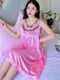 Летняя сексуальная шелковая тонкая пижама, комплект для отдыха, эффект подтяжки, оверсайз, большой размер