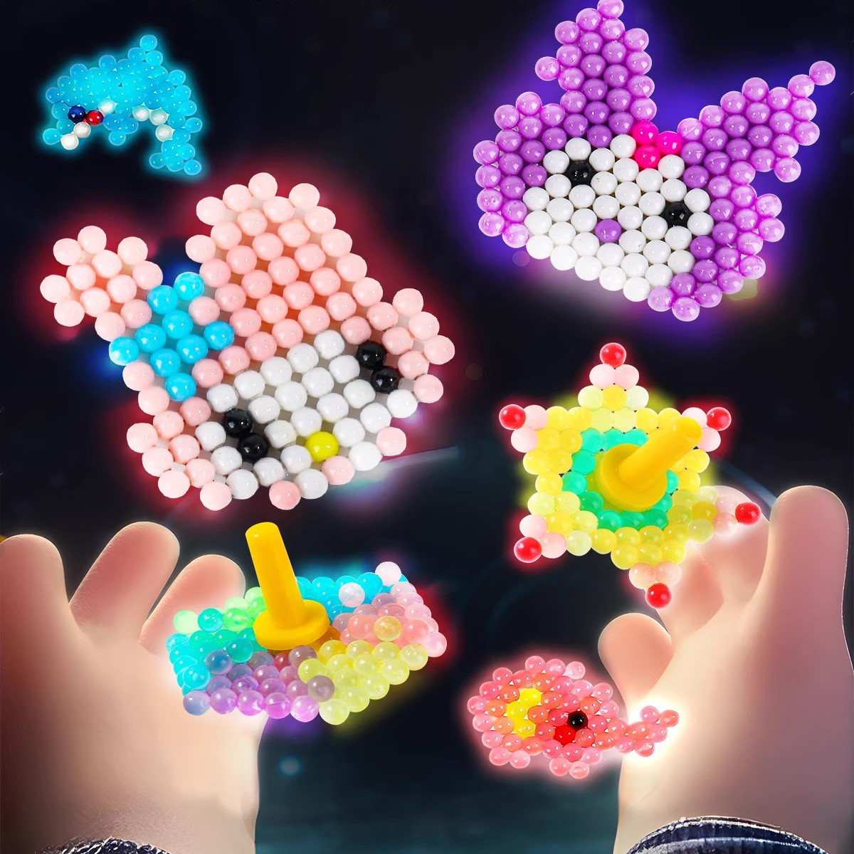 神奇水霧魔法珠夜光DIY玩具