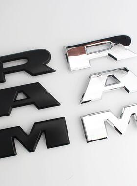 适用于新款道奇车标 RAM2500车标 RAM3500 RAM1500卡扣式前中网标