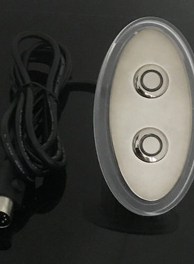 足浴沙发手控器  推杆电机线控器  电动床按摩椅手柄 枪黑色