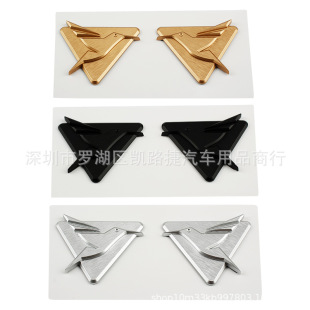 蜂鸟贴标装 适用于凯迪拉克XT5 XT4升级改装 CT6 饰 XT6蜂鸟车标CT5