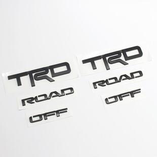 TRD 侧标 OFF 贴标 三件套标 ROAD改装 适用于丰田超霸4runner贴标