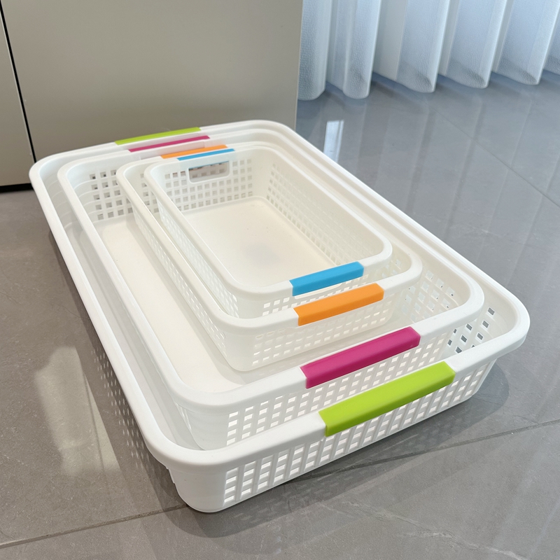 大号长方形加厚办公文件框收纳筐