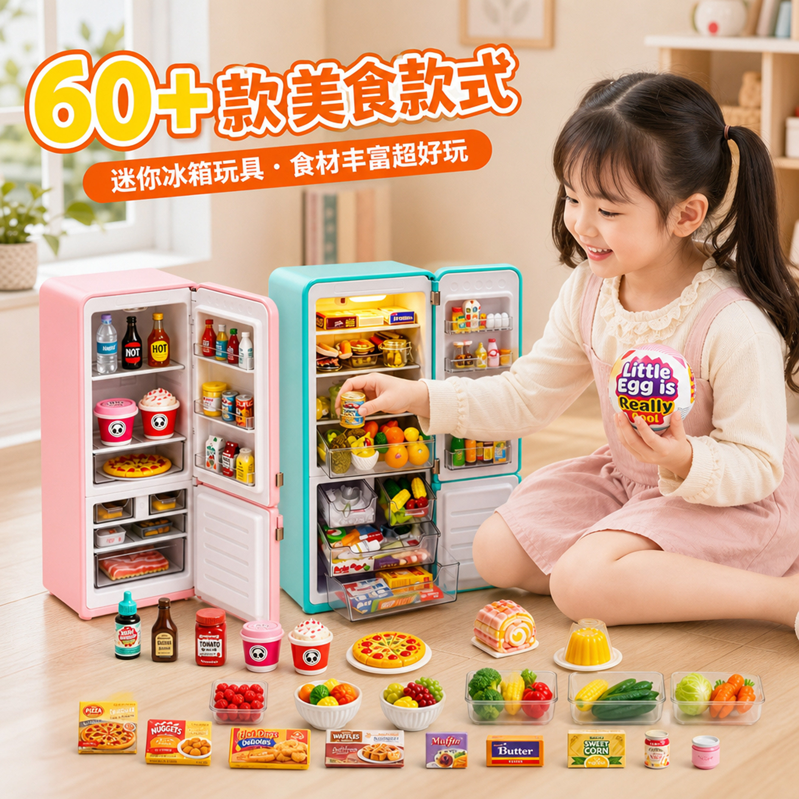 ZURU迷你冰箱盲盒玩具套装图片