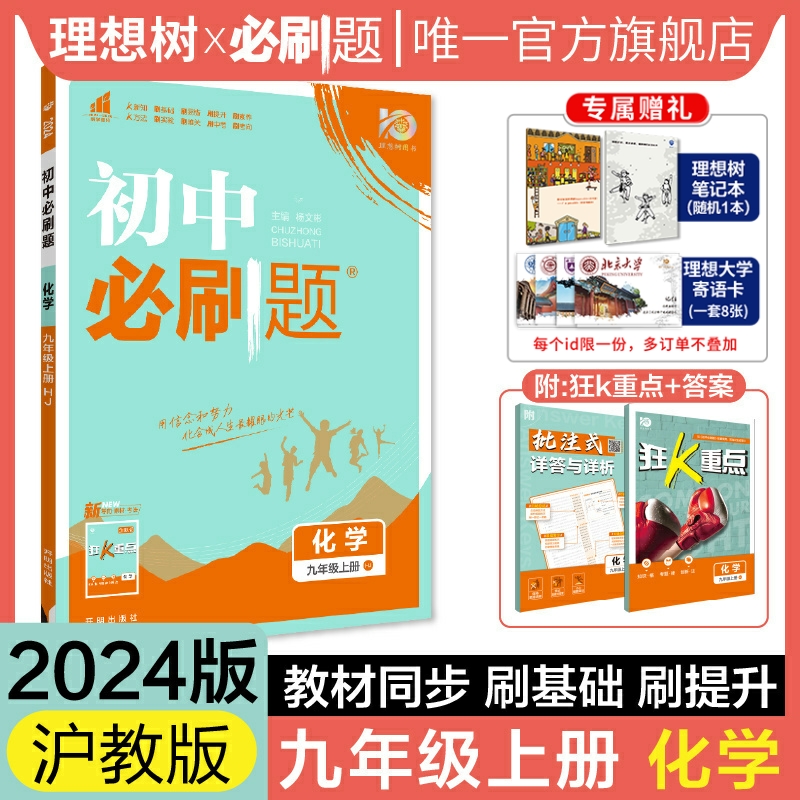 理想树2024新版初中必刷题化学