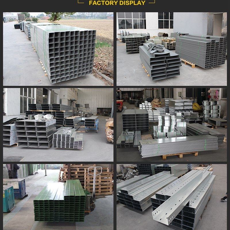 304不锈钢热浸锌镀锌喷塑防火铝合金梯式槽式电缆桥架线槽200 100