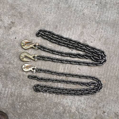 起重抓钩起重链条吊索具汽车捆绑链条索具飞机链羊角抓钩卡钩吊链