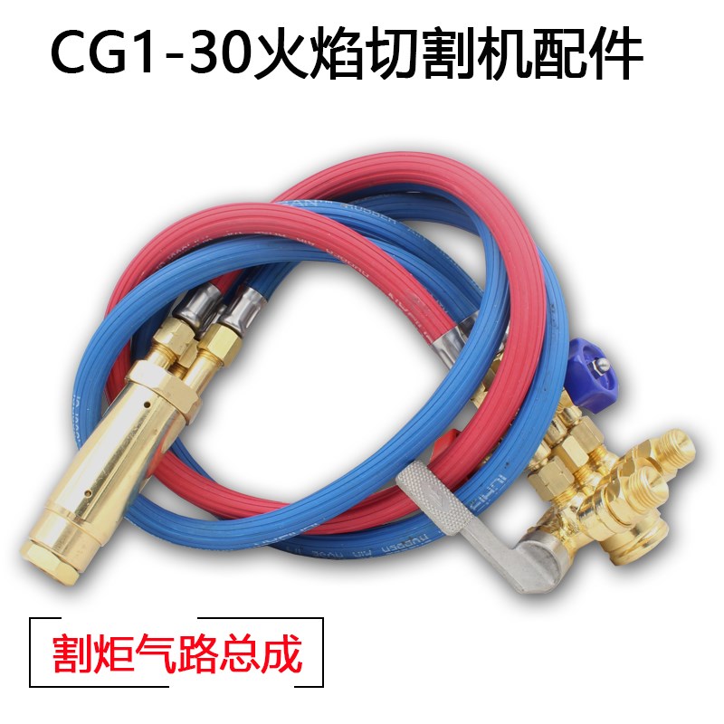 上海华威CG1-100火焰切割x机双头割炬总成 双头火焰切割气路总成