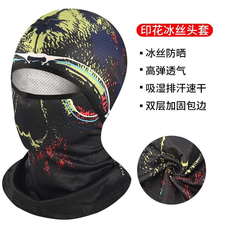 夏季防晒面罩男户外运动骑车摩托车头套全脸包头骑行防风头巾面具图片