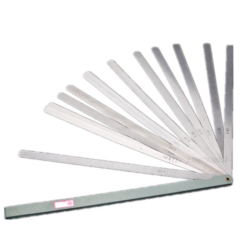 加长不锈钢塞尺片厚薄规间隙尺塞规测量赛片500 800 1000mm高精度
