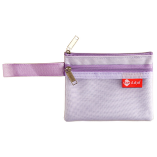 零钱包迷你小号手提双层收纳包b8布面零食银行卡公交卡驾驶证卡包充电器耳机线钥匙包高颜值可爱身份证拉链袋