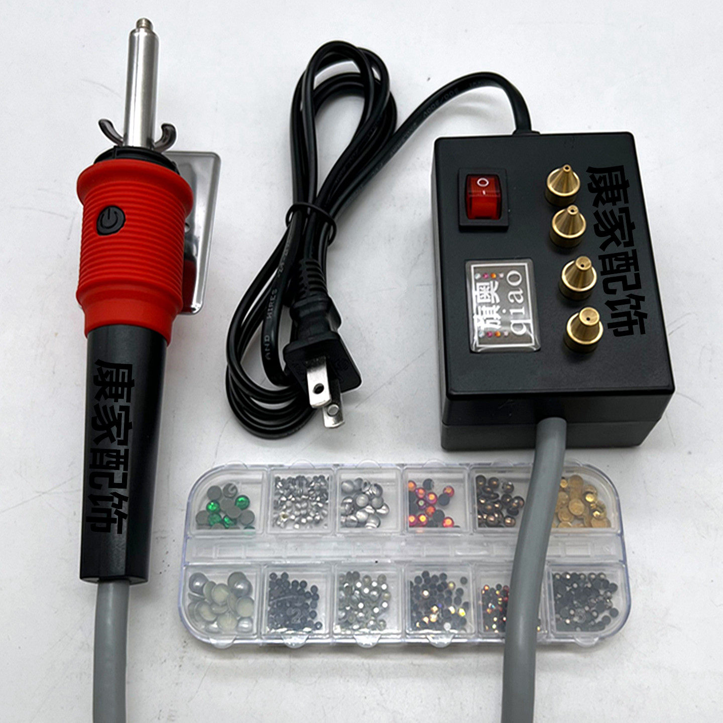 升级版自吸式点钻器 DIY自吸点烫笔补钻点钻机贴钻便携式补钻工具