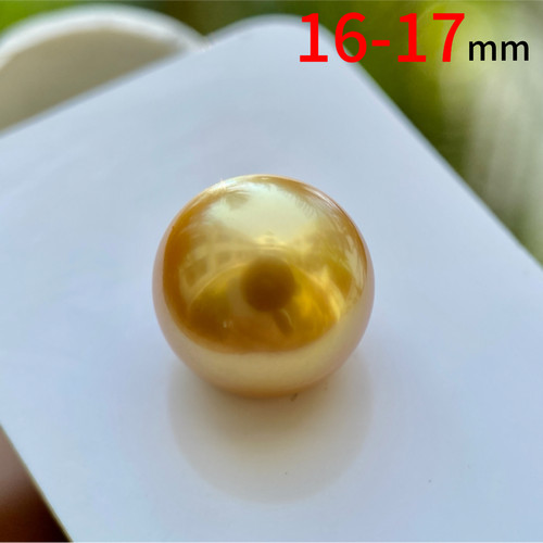 艾特珠宝稀有大颗粒南洋金珠正圆