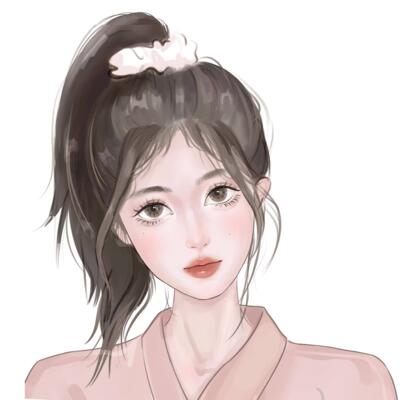 M精致韩系手绘头像定制约稿卡通情侣定制插画宠物真人物照片设计