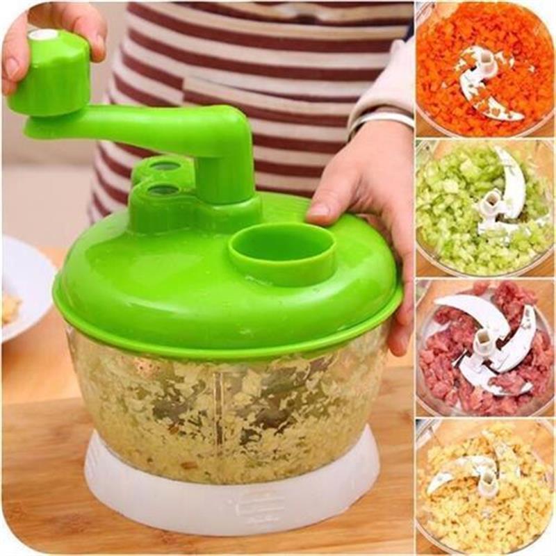 大号3升手动绞菜器绞肉机料理器切菜器榨汁器手摇绞馅机搅碎神器
