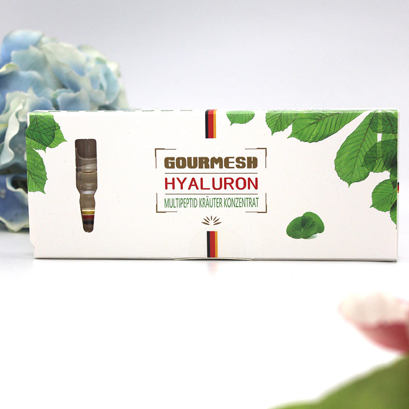 德国gourmesh谷耳美/积雪草嫩肤多肽草本精华安瓶7支 纸盒