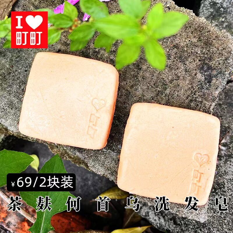 茶麸何首乌洗发皂侧柏叶无患子养发护发去屑清洁