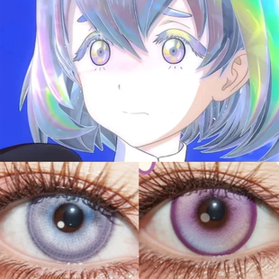 钻石cos美瞳宝石之国食梦独角兽奶油圣代紫荧翅闪蝶调色盘日抛JA