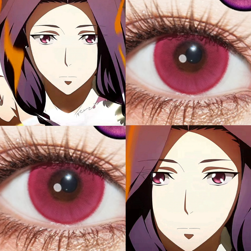 樊云飞cos美瞳半年抛粉色狐妖小红娘砰砰玫赤小豆初恋莓果漫展JA